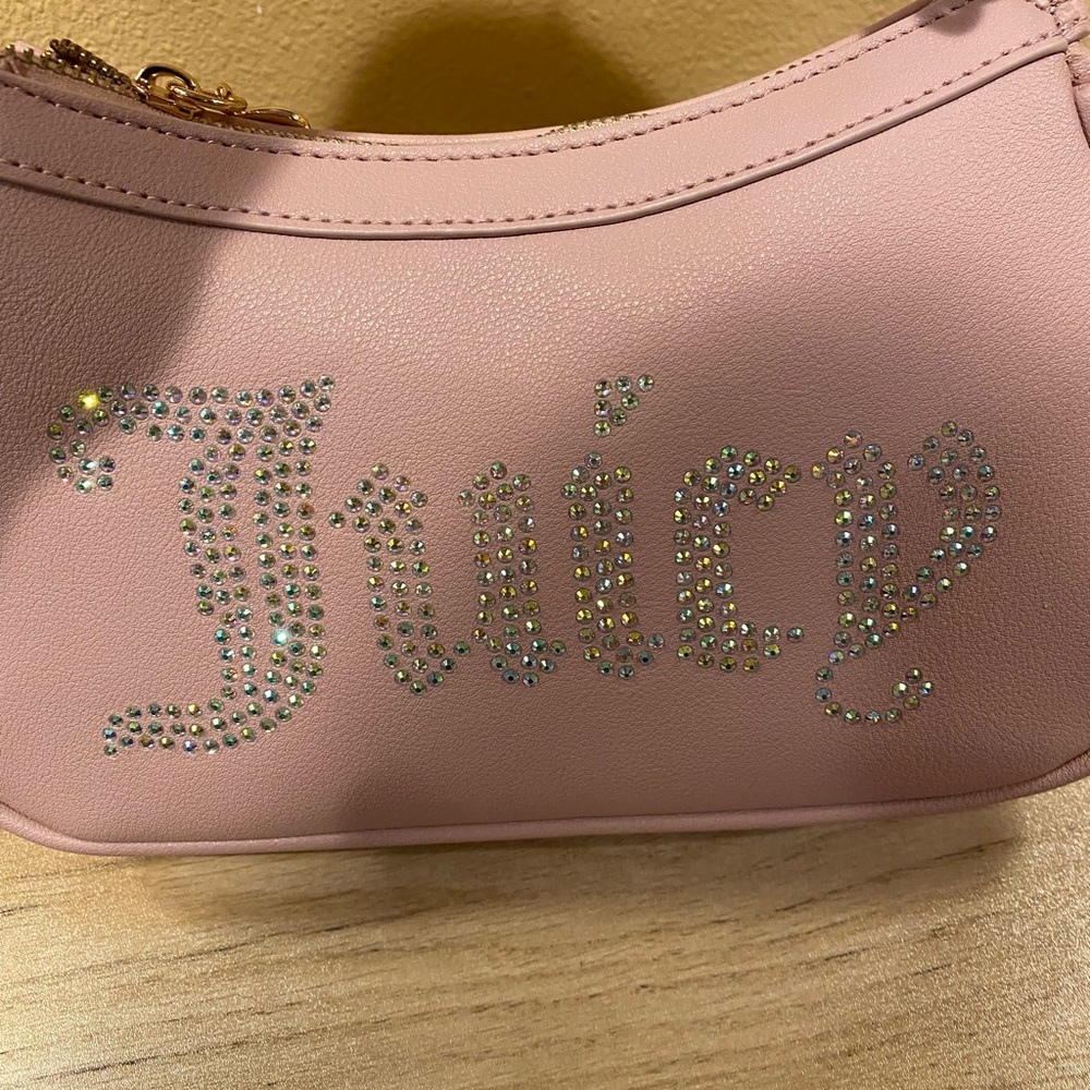 JUICY COUTURE Dusty Blush Pink Shoulder Bag